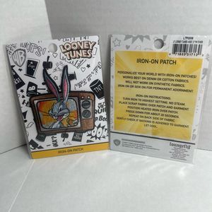 ANY IRON ON PATCH 5/$40 BUNDLE 
LOUNGE FLY LOONEY TUNES BUGS BUNNY BNIP